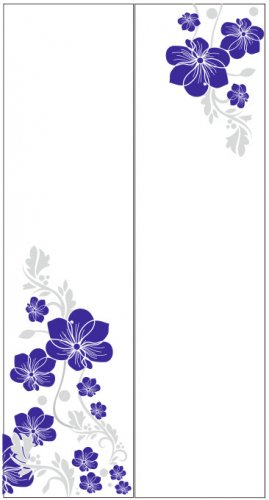 Пескоструйный рисунок Цветы 1261